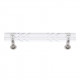 JVJ Hardware 31 Pure Elegance Collection 31% Wide Leaded Crystal Pull, Composition Leaded Crystal and Solid Brass