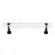 JVJ Hardware 31 Pure Elegance Collection 31% Wide Leaded Crystal Pull, Composition Leaded Crystal and Solid Brass