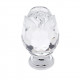 JVJ Hardware 5 Pure Elegance Collection 31% Leaded Crystal Knob,Composition Leaded Crystal and Solid Brass