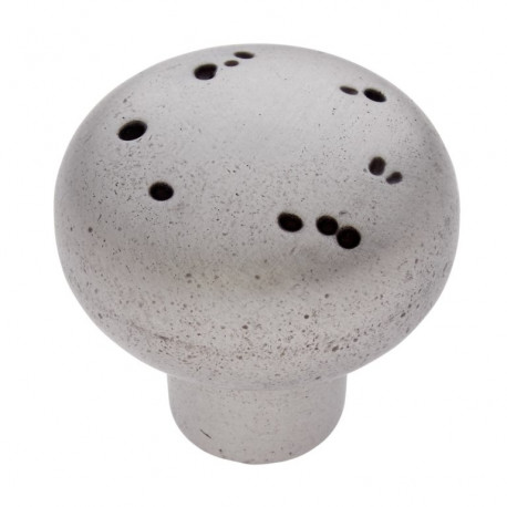 JVJ Hardware 4 Bedrock Collection Knob,Composition Zamac
