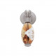 JVJ Hardware 4 Murano Collection Pendant Drop Pull,Composition Glass and Solid Brass