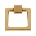 JVJ Hardware 45 mm Sterling Collection Square Ring Pull, Composition Brass