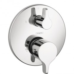 Hansgrohe 4353000 S / E Thermostatic Trim with Volume Control and Diverter