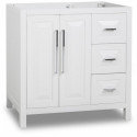 Hardware Resources VAN104-24-T Cade Contempo Vanity with Sleek Finish and Leading Edge Design