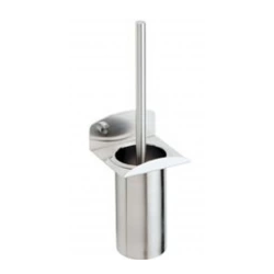 Linnea BH-825-SSS Toilet Brush Holder, Finish-Satin Stainless Steel