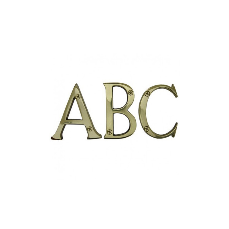 Cal-Royal SBL Solid Brass Letters A-Z