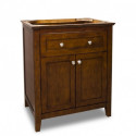 Hardware Resources VAN090-36-T Catham Shaker Vanity with Chocolate Finish and Shaker Design