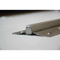 Ives 700CS w/TWP Stainless Steel Full Mortise Hinge w/ AL Cover, and Thru Wire Panel