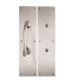 Brass Accents A02-P7401 Antimicrobial Push Plates & Hands Free Pulls 8-3/4" On 4" x 16" Plate