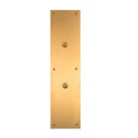 Brass Accents A02-P7400630 Antimicrobial Push Plates & Hands Free Pulls 4" x 16" Plate