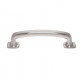JVJ Hardware 45 Newport Collection Traditional Pull with Square Feet,Composition Zamac
