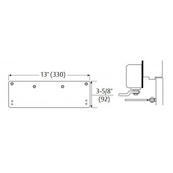 Norton 8148 Low Ceiling Clearance Drop Plate for 8000 Series
