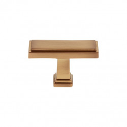 JVJ Hardware 55 Marquee Collection Rectangle Knob, Composition Zamac