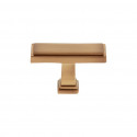 JVJ Hardware 1-1/2" Marquee Collection Rectangle Knob, Composition Zamac