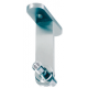 ABP-Beyerle USO249 - 202EF Ceiling Mount For By-Passing Rails (Tubular) For Glass Door, Dimensions-5/16" - 1/2"