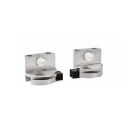 ABP-Beyerle 112 Door Stopper (Pair) With Connection Set For Rail Comfortline Material- Aluminum / Rubber Buffer