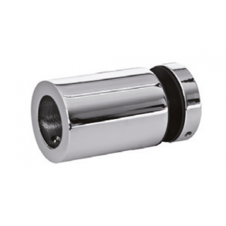 ABP-Beyerle DTB2550CG Glass Wall Mount End Face For Round Tube, Material-Polished Chrome