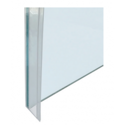 ABP-Beyerle 130 Sealing Profile, Front Face For Glass Panel, PVC Hard/Soft
