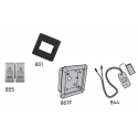 LCN 8310 Series Wall Mount Box Actuators-4-3/4" Square Dual Vestibule