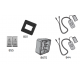 LCN 8310 Series Wall Mount Box Actuators-4-3/4" Square Dual Vestibule