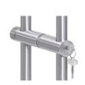 ABP-Beyerle 143 49"Half Height- Bolt Down Key Operated Lock Outside (SFIC)/Thumb Turn Inside