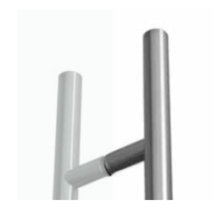 ABP-Beyerle 143 54"Half Height- Bolt Down Non Locking Pull, Material-Satin Stainless Steel