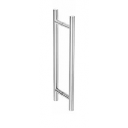 ABP-Beyerle 140 for glass doors, Thickness- 5/16" – 1/2", Material- Polished Stainless Steel