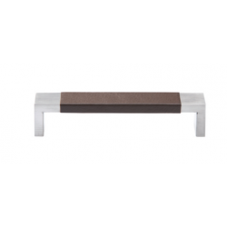 ABP-Beyerle MV128-20EF Ciba Handle 13/16" x 5/16" With Plain Leather, Color-Cocoa