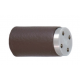 ABP-Beyerle ME30EF-L003 Citus System Knob With Stitched Leather, Length-1 3/16", Color-Cocoa, Finish- Plain