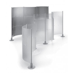 Peter Pepper PVC Panel Selection Modular Partitions - Privacy & Security Screen Slalom