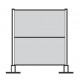 Peter Pepper SL Modular Partitions - Privacy And Security Screen Uprights W/Base Plate Slalom 2 Panel