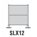  SLX42-167W- Uprights With Base Plate 2 Panels High