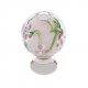 JVJ Hardware 4 Murano Collection Round Glass Knob,Composition Glass and Solid Brass