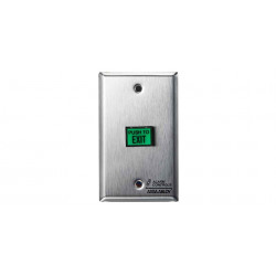 Alarm Controls TS 5/8" x 7/8" Green Illuminated Push Button