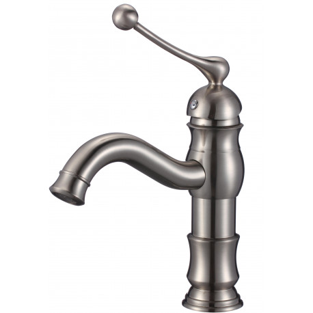 American Imaginations AI-28739 1 Hole Lead Free Brass Faucet Brushed Nickel Color