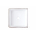 American Imaginations AI-27746 16-in. W 16-in. D CUPC Certified Square Bathroom Undermount Sink White Color