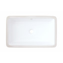 American Imaginations AI-27747 21.875-in. W 13.875-in. D CUPC Certified Rectangle Bathroom Undermount Sink White Color