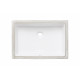 American Imaginations AI-27780 20.75-in. W 14.5-in. D CUPC Certified Rectangle Bathroom Undermount Sink White Color