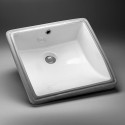 American Imaginations AI-31761 17-in. W 17-in. D CUPC Certified Square Bathroom Undermount Sink White Color