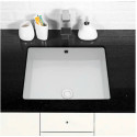 American Imaginations AI-33604 Rectangle Bathroom Undermount Sink White Color