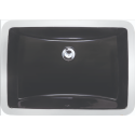 American Imaginations AI-34629 18-in. W 12.375-in. D CSA Certified Rectangle Bathroom Undermount Sink Black Color