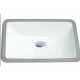 American Imaginations AI-34384 23.125-in. W 15-in. D Rectangle Bathroom Undermount Sink White Color