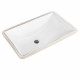 American Imaginations AI-34386 16.9-in. W 11-in. D Rectangle Bathroom Undermount Sink White Color