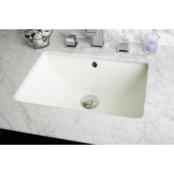 American Imaginations AI-34376 18.25-in. W 13.5-in. D CUPC Certified Rectangle Bathroom Undermount Sink Biscuit Color