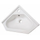 American Imaginations AI-27403 21.5-in. W Wall Mount White Bathroom Vessel Sink 1 Hole Center Drilling
