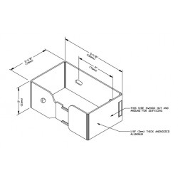 ASI 8020 Sav-Haf Toilet Tissue Holder – Surface Mounted