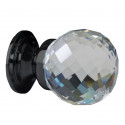 American Imaginations AI-20717 1.25-in. W Round Stainless Steel Cabinet Knob Black Color