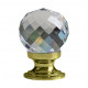 American Imaginations AI-20721 1.25-in. W Round Stainless Steel Cabinet Knob Gold Color