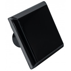 American Imaginations AI-21402 1.2-in. W Square Stainless Steel Cabinet Knob Black Color