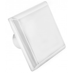 American Imaginations AI-21403 1.2-in. W Square Stainless Steel Cabinet Knob White Color
